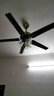 V-POWER美式风扇灯餐厅吊扇灯直叶扇客厅家用复古电扇灯一体带灯风扇吊灯 48寸-LED/3灯 变频+遥控 实拍图