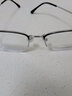 TENDER MAKER 眼镜近视可配度数防蓝光眼镜男款半框钛合金镜框专业配近视眼镜 1903黑银色（半框） 【防雾镜片】1.61防蓝光辐射 实拍图