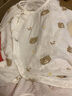 Aengbay昂贝 婴儿连体衣夏装宝宝衣服短袖幼儿纯棉薄款哈衣新生儿睡衣 甜豆小熊 73cm 实拍图