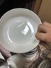 晟普纯白色骨瓷盘子菜盘家用圆形陶瓷盘白瓷盘深盘微波炉餐具饭盘单个 6英寸（直径15.6cm 高2.6cm） 实拍图
