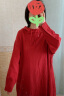无印良品（MUJI） IDEE 女式 强捻 连帽套头连衣裙 女装裙子春季 GAD03C4S 深红色 M (155/80A) 晒单实拍图
