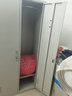 旭集  更衣柜员工储物柜带锁铁皮柜鞋柜多门碗柜宿舍柜子存包柜加厚 二门更衣柜 标准款 实拍图