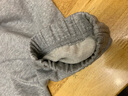 唐狮裤子男秋季新款衣多穿休闲男宽松潮流运动针织束脚裤男士 浅麻灰/加绒款 2XL 实拍图