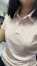 迪卡侬（DECATHLON）Polo衫男女运动T恤夏翻领男短袖宽松半袖公司工服速干T恤 女款-粉色 S 实拍图
