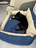 华元宠具（hoopet）狗窝四季通用狗床中大型犬睡觉可拆洗宠物狗垫子小狗狗窝夏季凉席 英伦风四季帆布窝【尺寸见图】 L 80*65*23 推荐70斤内 实拍图