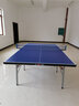 红双喜乒乓球桌折叠式标准赛事户外室内防水成人乒乓桌【发顺丰】 【发顺丰】T3726+1个网架+2个球拍+30球 实拍图