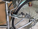 Maruishi日本自行车无链条传动轴成人城市通勤车27寸铝合金内变速代步单车 HNA2733浅玻璃黑27寸 实拍图
