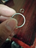 QMXD3mm色光板戒指尾戒男女戒男士戒指 潮男个性日韩霸气尾戒指食指环 20号 实拍图