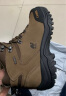 骆驼（CAMEL）户外登山鞋牛皮防滑耐磨高帮徒步鞋男防水专业徒步鞋女靴爬山运动 FB12234413，深卡其，男 41 实拍图