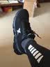 特步男鞋跑步鞋夏季透气网鞋2026新款网面休闲鞋男士运动鞋男 黑/新白色/星海蓝-7505 42 实拍图