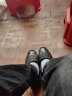 红蜻蜓男鞋 皮鞋男士爸爸鞋夏季商务正装鞋真牛皮套脚新品皮鞋子 黑色 39 实拍图