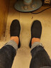 千层底布鞋民路宝军板鞋290号特大号4748码军单布鞋老北京男鞋 民路宝黑色 43 实拍图