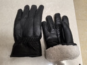 铭什真羊皮真皮手套男式冬季防寒保暖手套加绒加厚男士薄骑行手套 纯羊皮【冬季加绒款】-男士 均码 实拍图