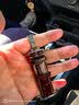 迪芙耀适用浪琴表带男真皮名匠月相嘉岚军旗瑰丽康卡斯L2蝴蝶扣手表带女 棕色白线【无扣】 20mm 实拍图