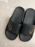 惠夫人拖鞋男外穿夏季大码室内居家防滑耐磨休闲时尚凉拖运动户外凉拖鞋 全新升级版 黑金 38-39 【适合37-38码穿】 实拍图