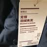 MUJI 女式 便携式 无领羽绒夹克女款轻薄冬季内搭羽绒服BDC31C2A 黑色 L （165/88A） 实拍图
