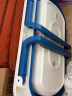 日康（rikang）可折叠浴盆 婴儿洗澡盆婴儿浴盆 电子感温+浴网X1034-1晴空蓝 晒单实拍图