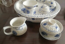 瓷牌茗茶具（cipaiming teaset）瓷牌茗 青花瓷功夫茶具套装玲珑镂空整套陶瓷泡茶具茶壶茶杯 【向阳花】玲珑全套-12件套 实拍图