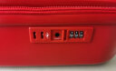 米熙高颜值红色行李箱结婚陪嫁旅行箱子密码箱拉杆箱女22英寸复古红36 实拍图