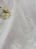 大鱼界线纯色t恤男潮牌潮流百搭ins宽松半袖男夏季新款青少年衣服男生短袖 小标王子-白色 XL(135-145斤） 实拍图