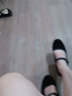 YI DOU老北京布鞋女单鞋春秋季平底宾馆服务员保洁酒店黑色特大码工作鞋 A01黑色 39 实拍图