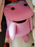 诺狐儿童书包幼儿园男孩女生宝宝防走失背包轻盈柔软透气防泼水易清洗 粉兔【大号，不含防走失绳】 实拍图