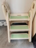 曼龙儿童百变扶手凳踩脚凳可折叠增高凳宝宝洗手台防滑梯子 比尔绿 实拍图