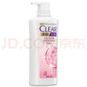 清扬（CLEAR）去屑洗发水500g 男女士通用氨基酸洗发露改善毛躁洗头膏 包装随机 清樱花露500g+100g 实拍图