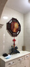 风宇阳光新中式客厅装饰画实木玄关挂画装饰画样板房沙发背景墙浮雕立体客厅过道装饰画 福 实拍图