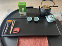 茶锦记乌金石茶盘功夫茶具套装家用简约电磁炉烧水壶一体茶具盘大号石头 60*25*3（cm）单茶盘 实拍图