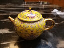 容山堂描金珐琅彩陶瓷泡茶壶主人杯紫砂壶承单壶功夫茶具 实拍图