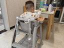 HUAERLE宝宝餐椅家用同款肯德基婴儿餐椅可调高度吃饭餐桌多功能学坐椅子 豪华款【粉色餐盘+坐垫+轮子】 实拍图