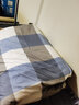 南极人（Nanjiren）被子棉花被1.5x2米可拆洗冬季被芯单人宿舍春秋被加厚保暖被褥垫 可拆洗-深蓝大格【新疆棉花填充】 单人被-150x200【被套+棉花被】约5.2斤 实拍图
