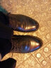 百丽正装鞋男皮鞋牛皮圆头婚鞋商务休闲皮鞋加绒3UX01CM5 黑色 43 实拍图
