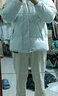 NASA LEAP官方男装冬季棉服外套男士羽面包绒服棉衣加厚保暖冬装棉袄男情侣 白色 M(建议90-120斤) 实拍图