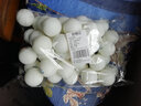 狄柏利（deeplin）40+新材料乒乓球3星级有缝球三星级比赛发球机训练用球耐打兵乓球 三星级 50只 -蓝标/白色 实拍图