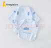 童泰四季0-3个月婴儿男女衣服半背衣两件装 TS23J069 蓝色 59 晒单实拍图