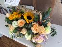 冉子花坊鲜花速递同城配送向日葵混搭抱抱桶玫瑰送女友爱人生日礼物真鲜花 阳光海岸 实拍图