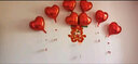 企米520七夕情人节装饰婚房布置爱心气球心形铝膜生日气球婚礼物装饰 18寸红色气球（20个装） 实拍图