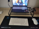 艾石头Zn系列 RGB幻彩无线三模热插拔消音游戏电竞机械键盘 白粉拼色-84键 茶轴 实拍图