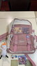 酷咖书包初中女生大容量韩版可爱高中大学生双肩背包 粉色（带鸭子挂件+徽章+卡片） 实拍图