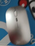 苹果MacBook Air 无线鼠标Pro笔记本蓝牙鼠标M1M2芯片电脑办公静音鼠标 御密达 太空银-充电( 蓝牙+接收器 )+鼠标垫 晒单实拍图