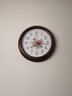 康巴丝（Compas） 智能电波钟木制大壁钟中式钟表田园实木挂钟钟表2024M SZGD-2024M 40cm 16英寸 实拍图