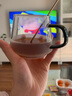 ORTOR玻璃马克杯水杯杯带手柄带盖茶杯家用办公商务喝水茶杯咖啡杯 魅酷杯四件套（420ml） 实拍图