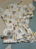 aqpa【195g新疆棉】婴儿内衣套装纯棉衣服秋男女宝宝睡衣儿童秋衣秋裤 白底卡拉小鸟 66cm 实拍图