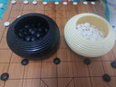 御圣围棋五子棋黑白棋套装配书籍初学者教学学生家用儿童小学生教学用 (围棋)双面棋子+塑料罐+楠竹棋盘 实拍图