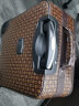 摩尔伽商务行李箱男士小登机箱轻便拉杆箱密码箱旅行箱皮箱子18英寸 印花咖啡 18英寸横款正方形登机箱 晒单实拍图