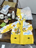 G.duck小黄鸭儿童冲锋衣春秋两件套男童女童冬季羽绒三合一防风保暖外套 黄色两件套【春秋薄款】 100  （建议身高85-95cm宝宝） 实拍图