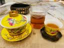 领艺优选小茶席干泡垫香云纱织锦功夫茶具配件防水禅意壶承垫 云松织锦茶铺50x22cm-银色 实拍图