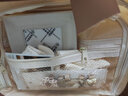 兰咖小熊（Lan Ka xiao xiong）高端婴儿礼盒套装新生儿衣服用品大全初生刚出生宝宝满月见面礼物 【夏款】妮妮的米色花园F款-礼箱 66cm (3-6个月宝宝)百天 实拍图